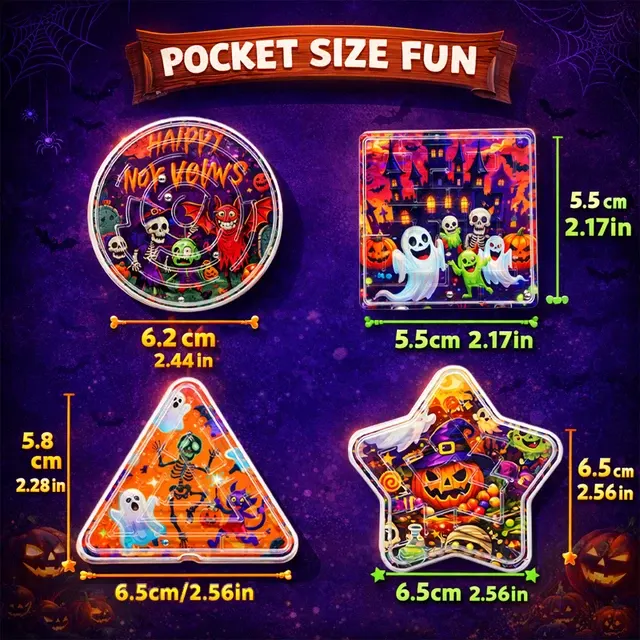 Halloween Mini-Labyrinth-Spiel für Kinder 2
