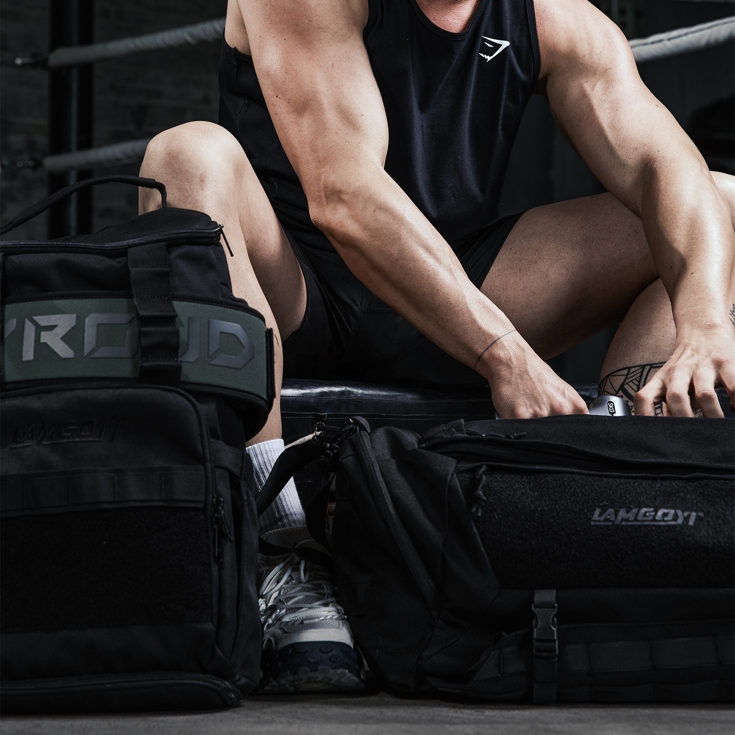 Wasserdichte Crossfit Reise Sporttasche 3