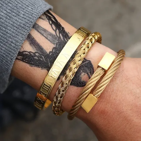 Titanstahl-Armband