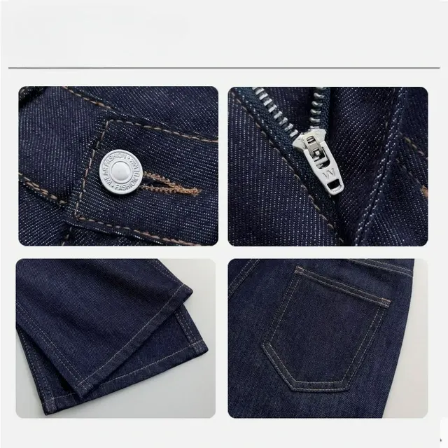 Lyocell-Jeans mit weitem Bein 4