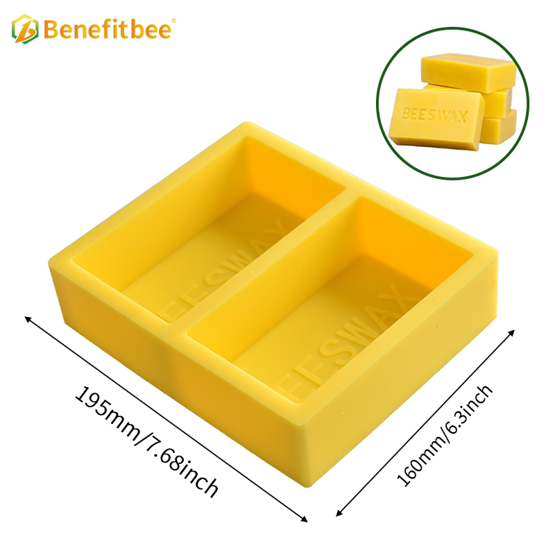 Silikonform Würfel für Bienenwachs