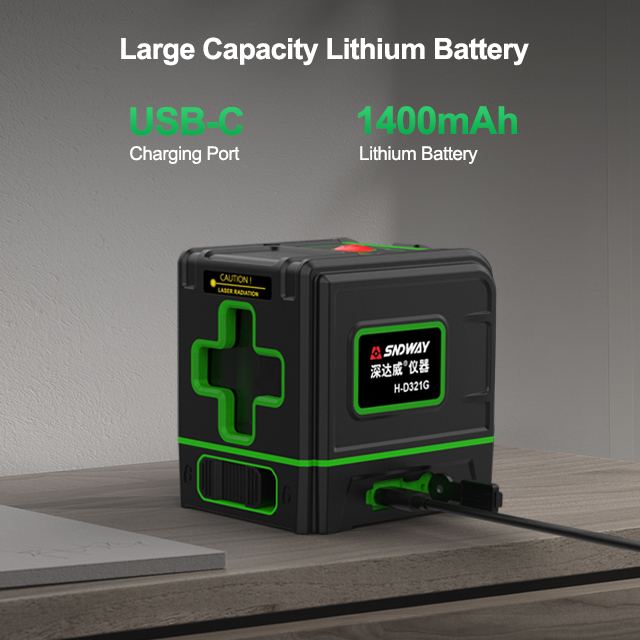 Mini Grüner Kreuzlinienlaser für Ingenieure 3