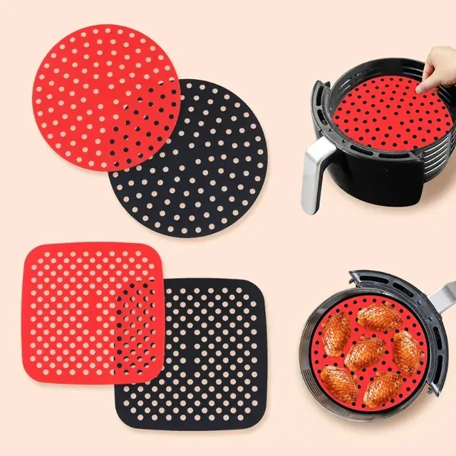Wiederverwendbare Silikon-Matte für Heißluftfritteuse 1