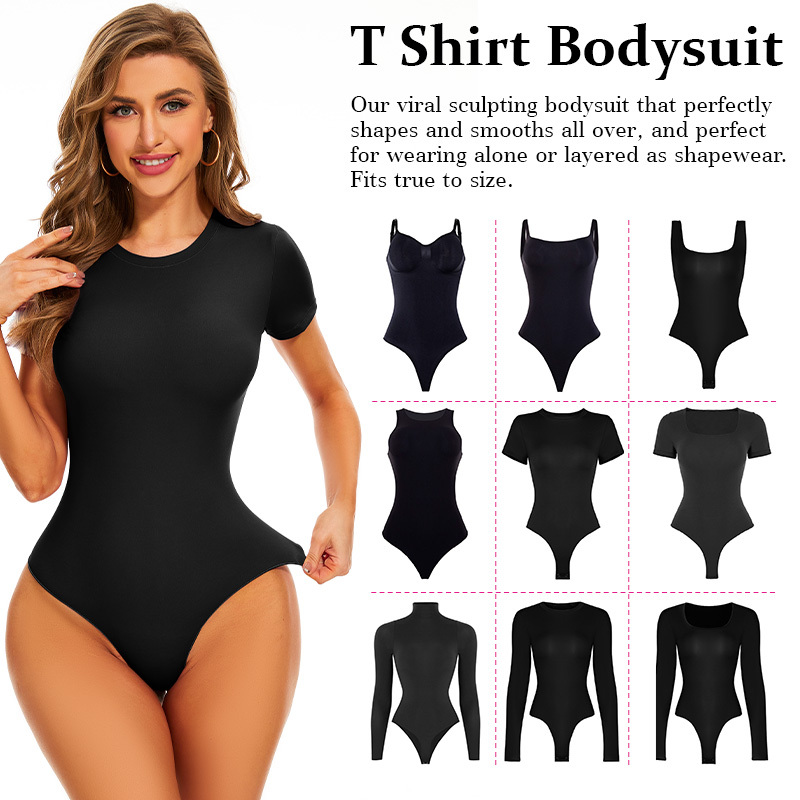 Kurzarm-Bodysuit mit Figurformung 2