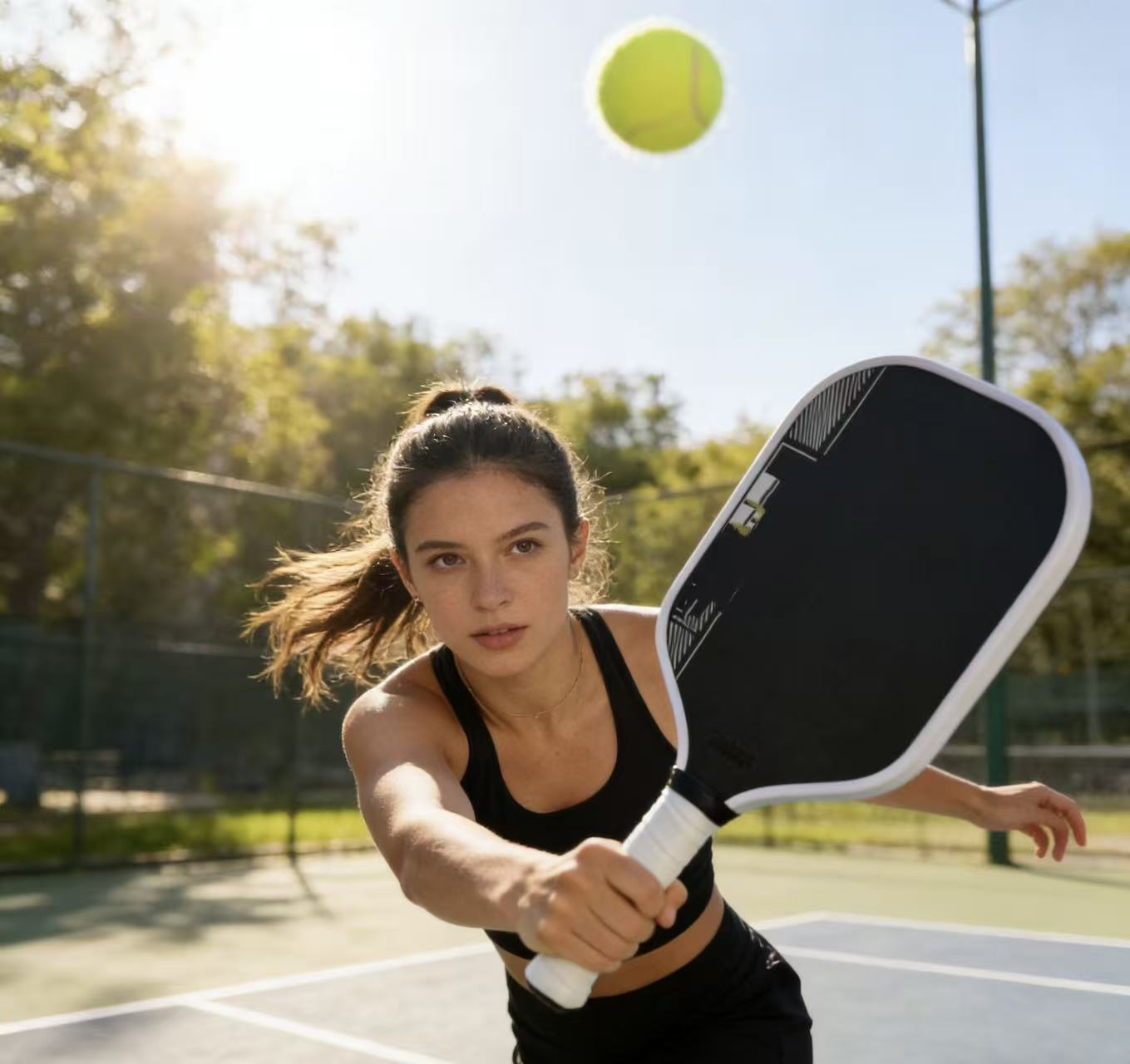 Thermogeformter Carbon Pickleball-Schläger Turnierformat 2