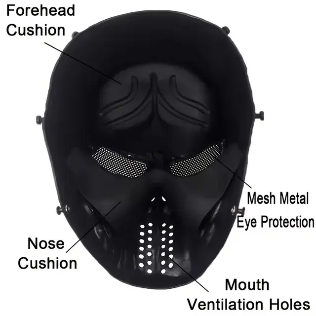 Totenkopf-Maske 4