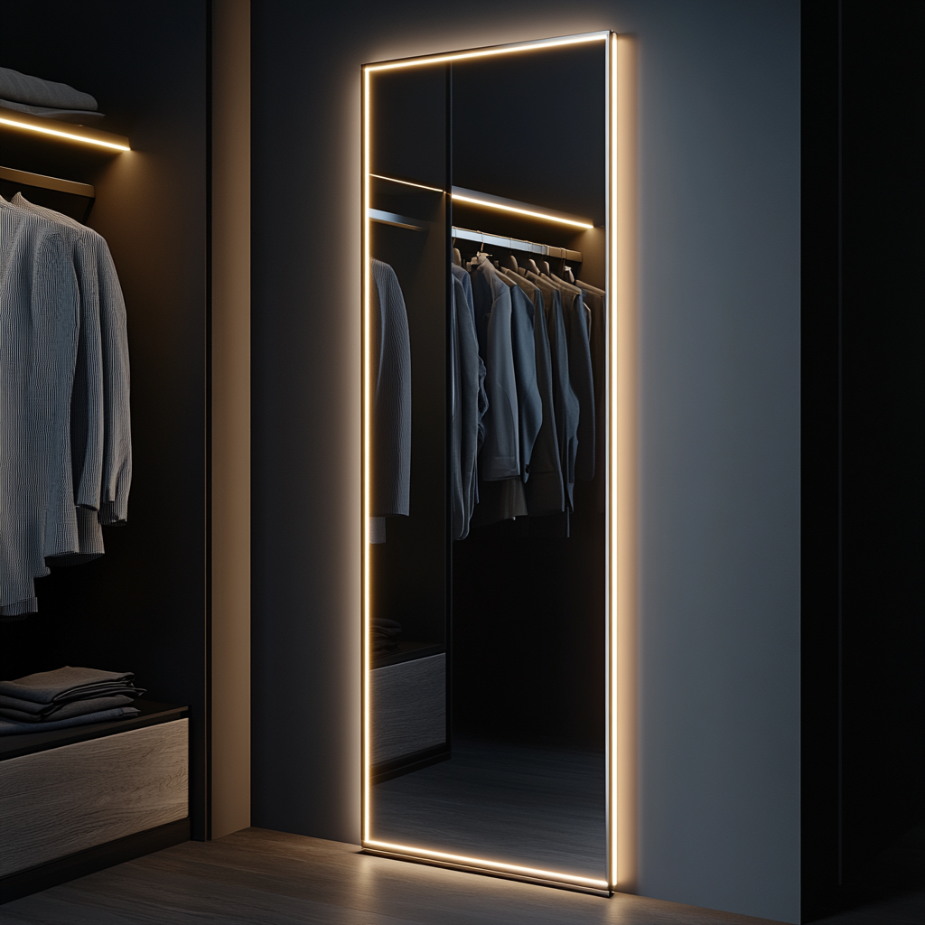 Standspiegel Kosmetik LED Ganzkörper 2