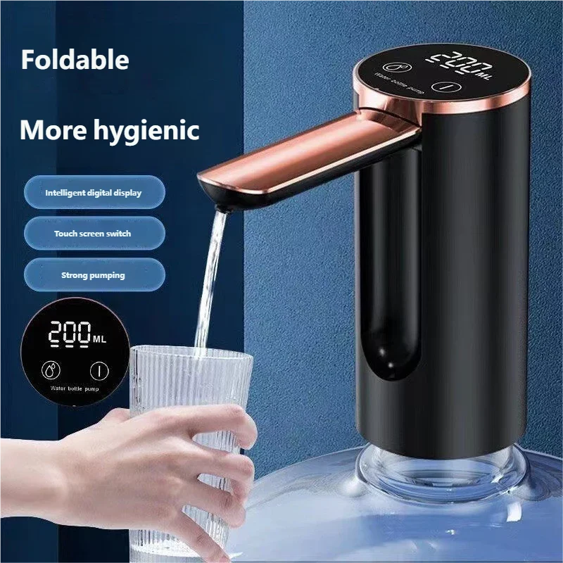 Elektrische Wasserflaschenpumpe mit Akku und LED 2