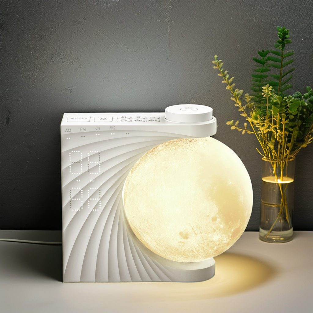 Moderne USB-Mondlampe mit Berührungsdimmer 2