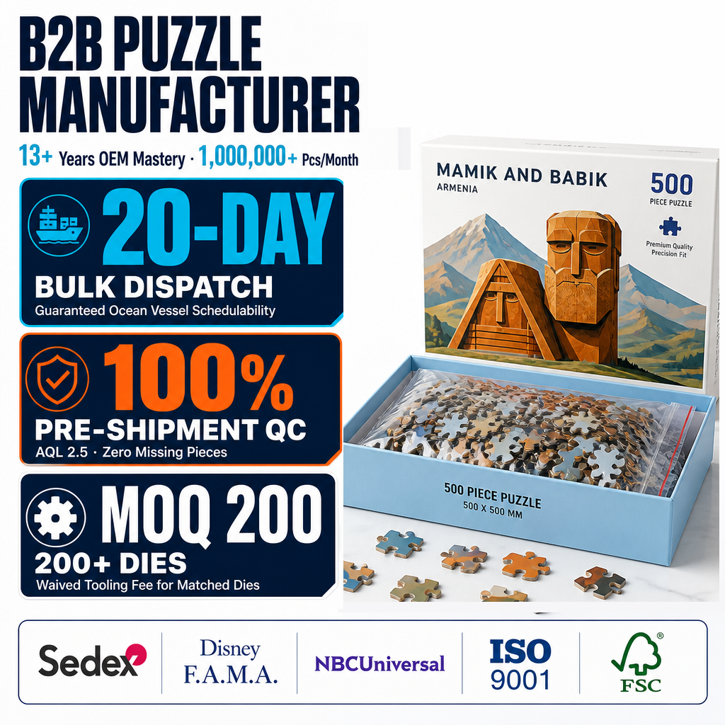 Museumspuzzle 500 Teile in Schubladenbox