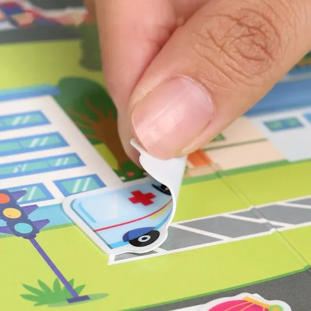 Ruhiges Jelly-Stickerbuch für Kinder 3
