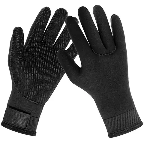 3mm Neopren Tauchhandschuhe mit Anti-Rutsch-Griff