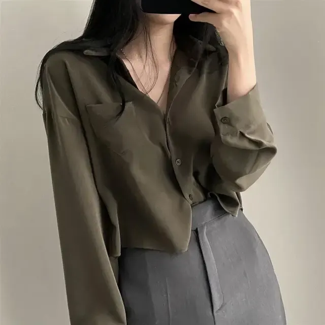 Oversize-Seidenbluse 1