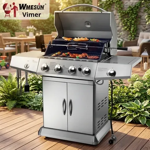 Gasgrill mit Wagen