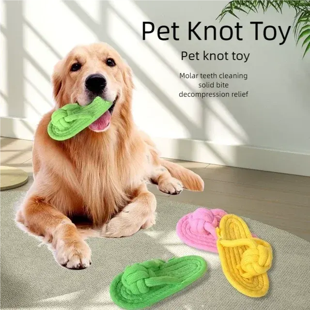 Hunde-Knotenspielzeug aus Baumwollseil 4