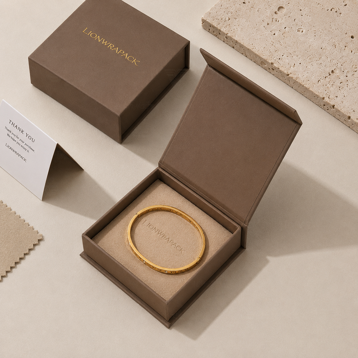 Magnetische Schmuckbox Set aus Recyclingkarton 3