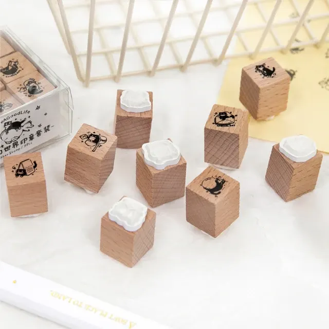 Holzstempel-Set 2
