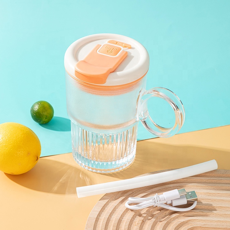 Elektrischer Selbstrührbecher aus Glas 400 ml 4