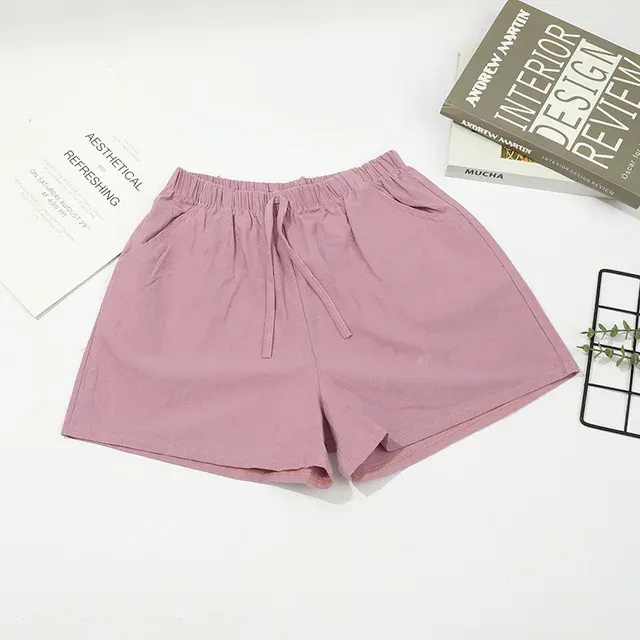 Leinen-Baumwoll-Shorts 4