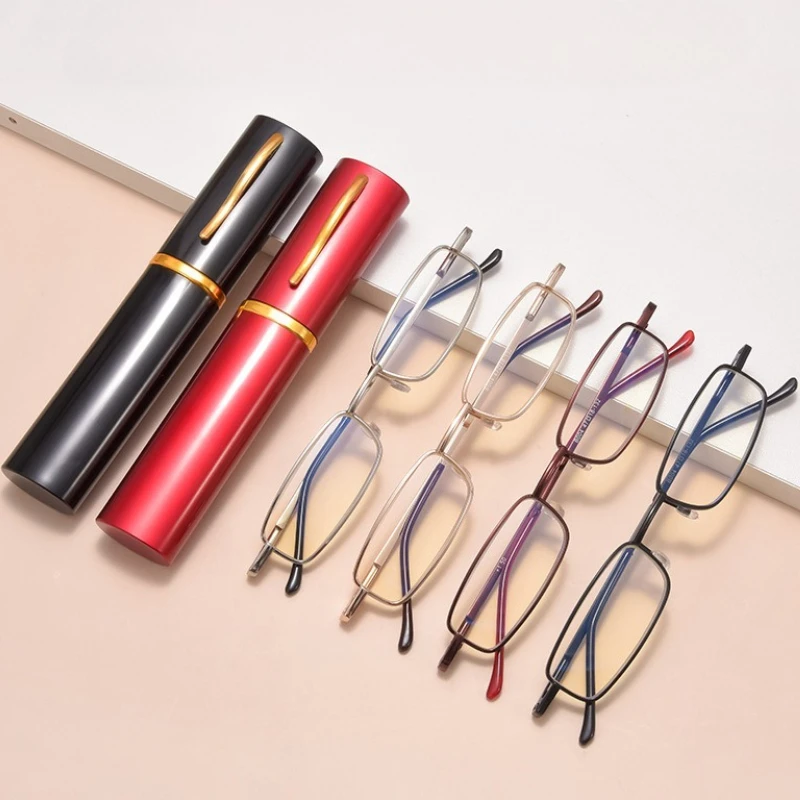 Ultraleichte Anti-Ermüdungs-Lesebrille mit Etui 2