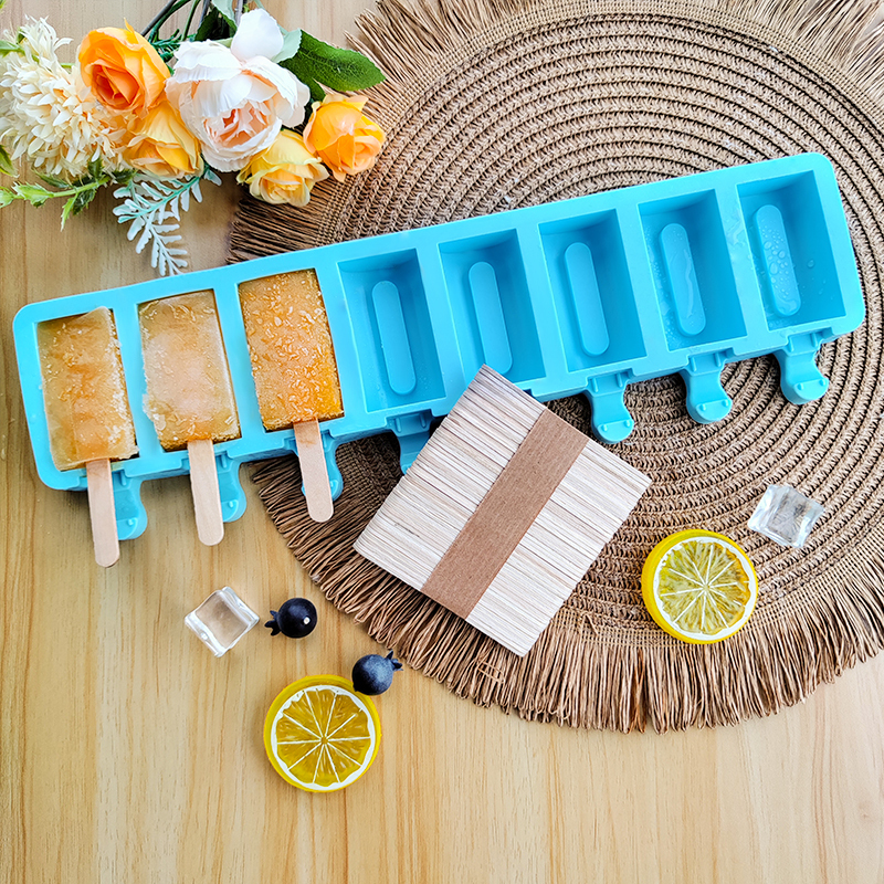8-fach Silikonform für Eis am Stiel 4