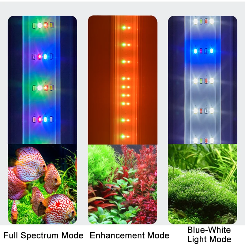Dimmbares USB-Clip-Aquariumlicht mit Timer 3