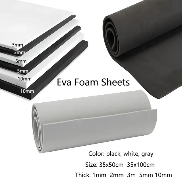 Schwarz-Weiße EVA-Schaumstoffplatten zum Basteln 2