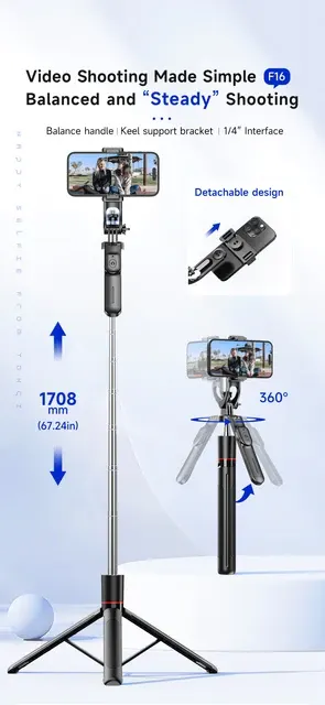 Selfie-Stick mit Stativ 4