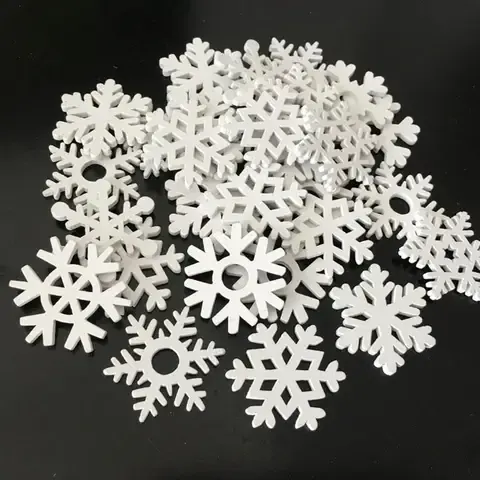 Holz-Schneeflocke