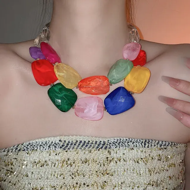 Acryl-Perlen-Choker 2