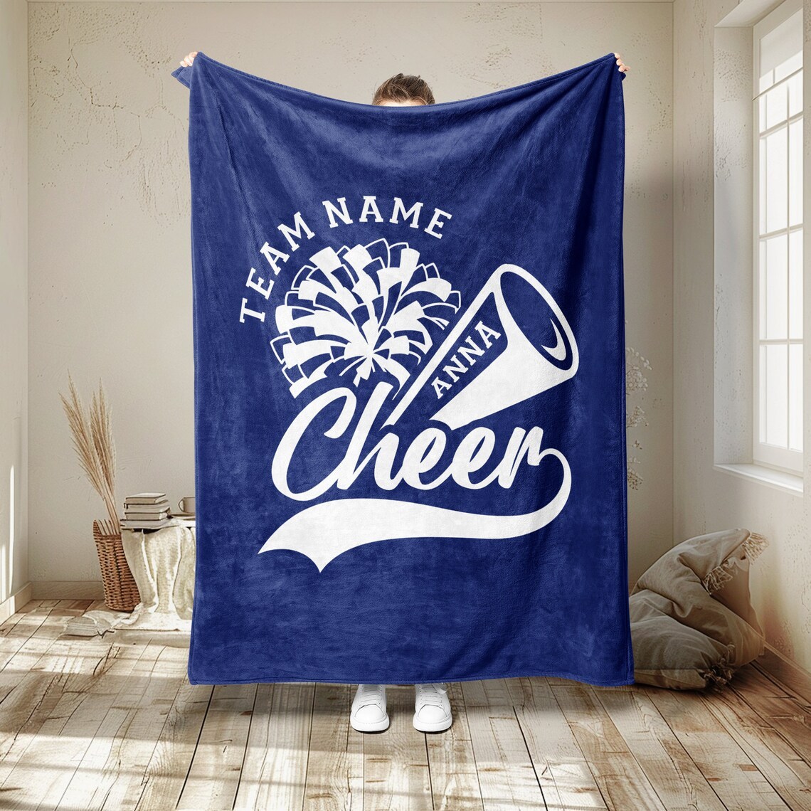 Cheerleading-Decke aus Sherpa-Fleece 4