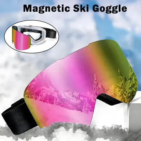 Magnet-Skibrille