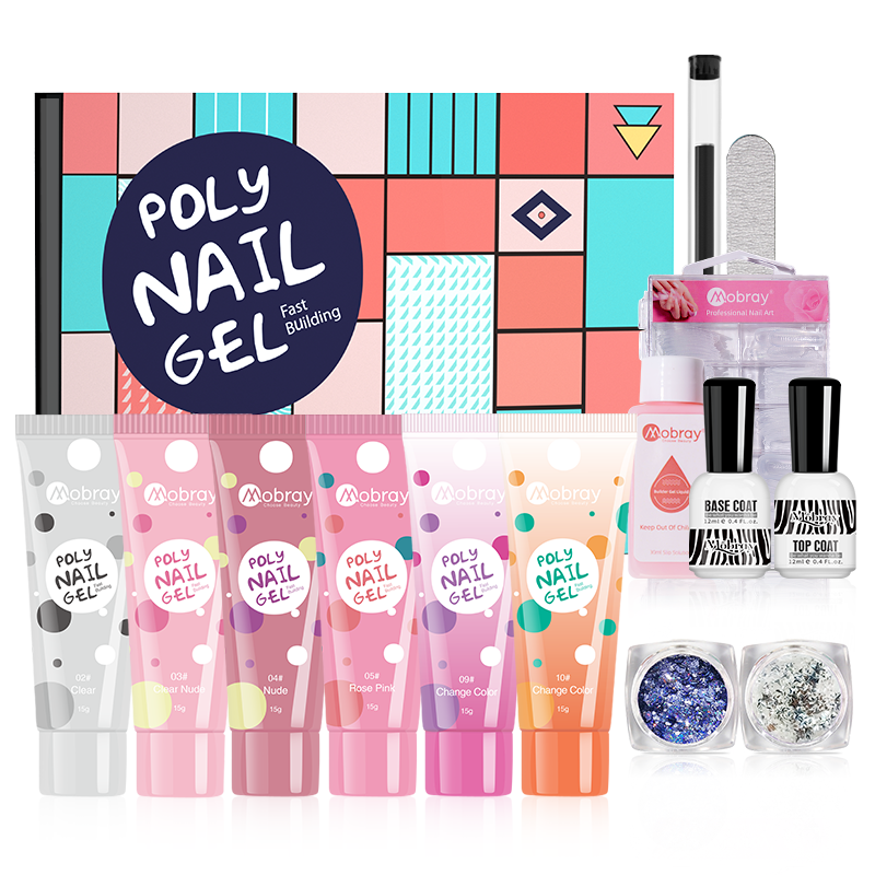 Gel-Nagelset für zuhause