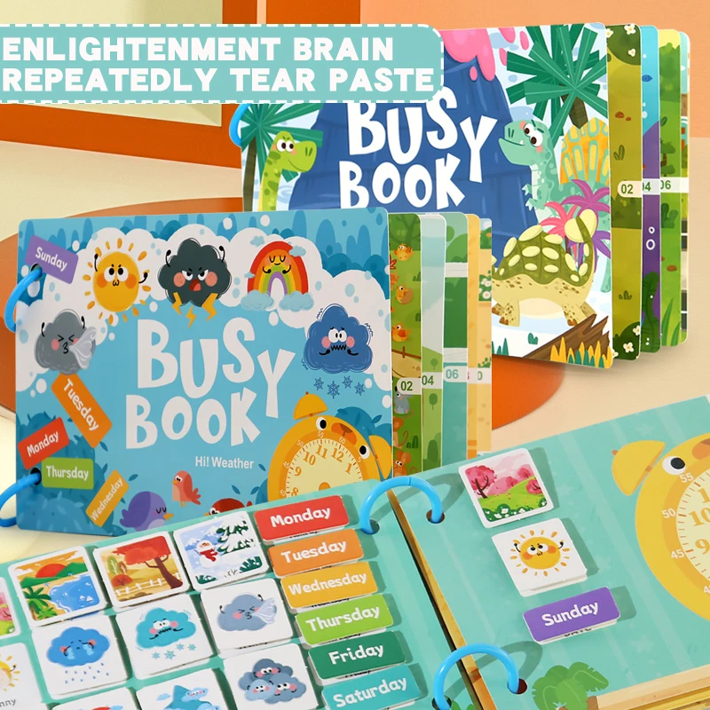 Wiederverwendbares Aktivitätsbuch für Kinder 4