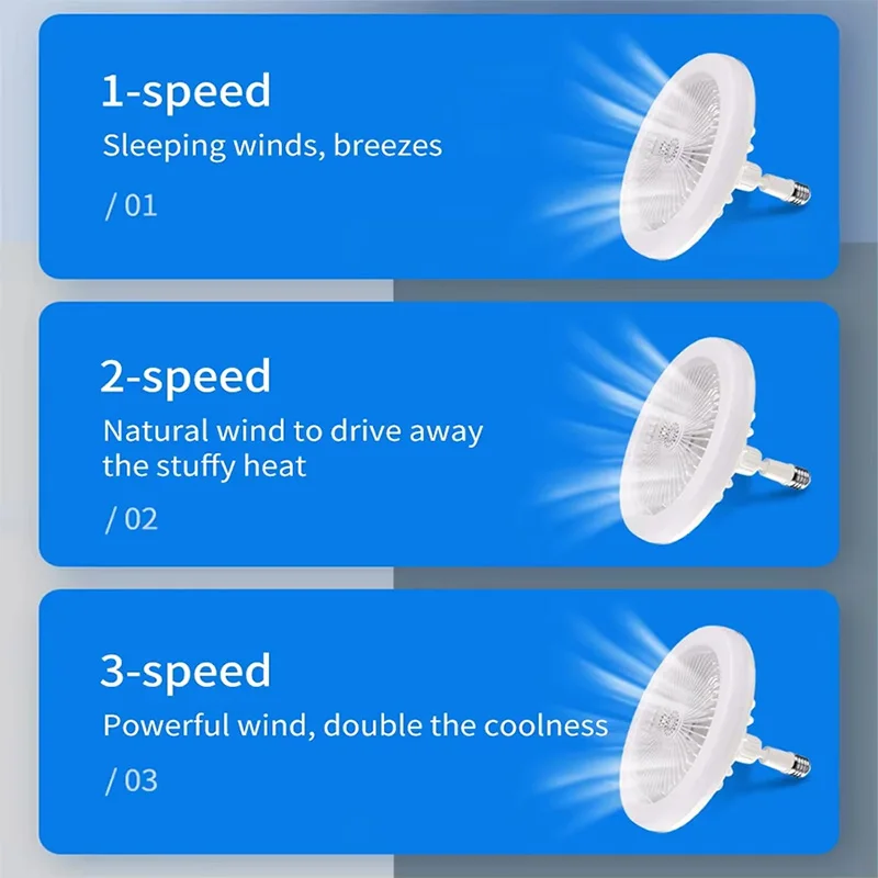 2-in-1 Deckenventilator-Lampe, dimmbar 4