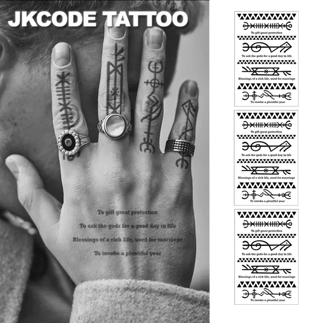 temporäres Tattoo 3
