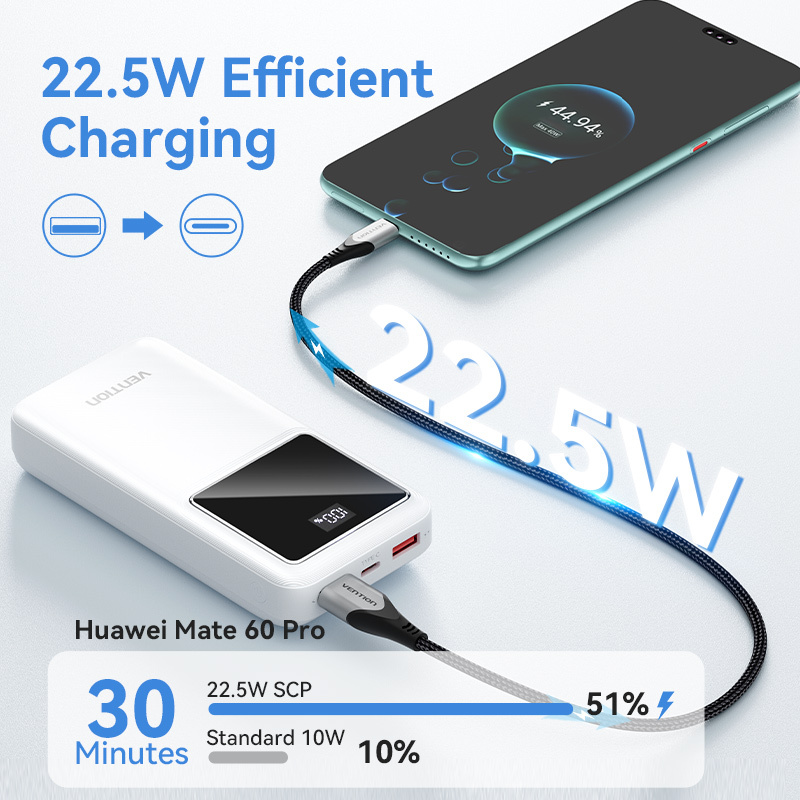 Powerbank 20000 mAh Schnellladen 4