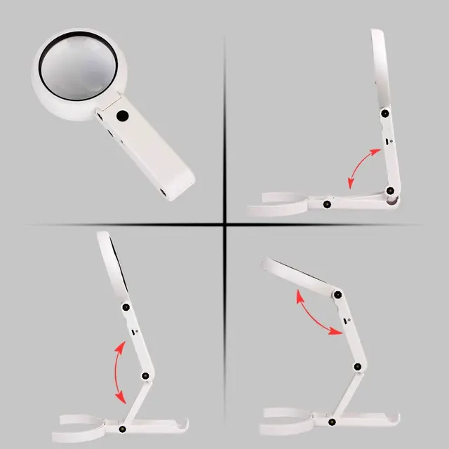 Klappbare LED-Lupe 3