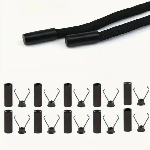 Metall-Kordelendstopper-Set, 20 Stück 1