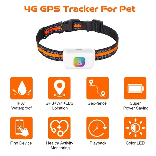 4G-GPS-Haustierhalsband 4