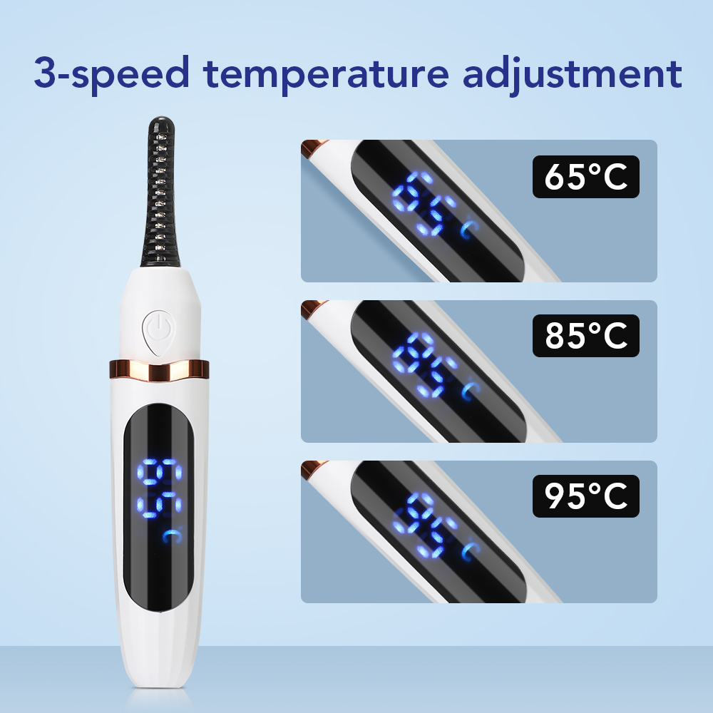 LED-Display-Wimpernzange in Weiß-Rosa 4