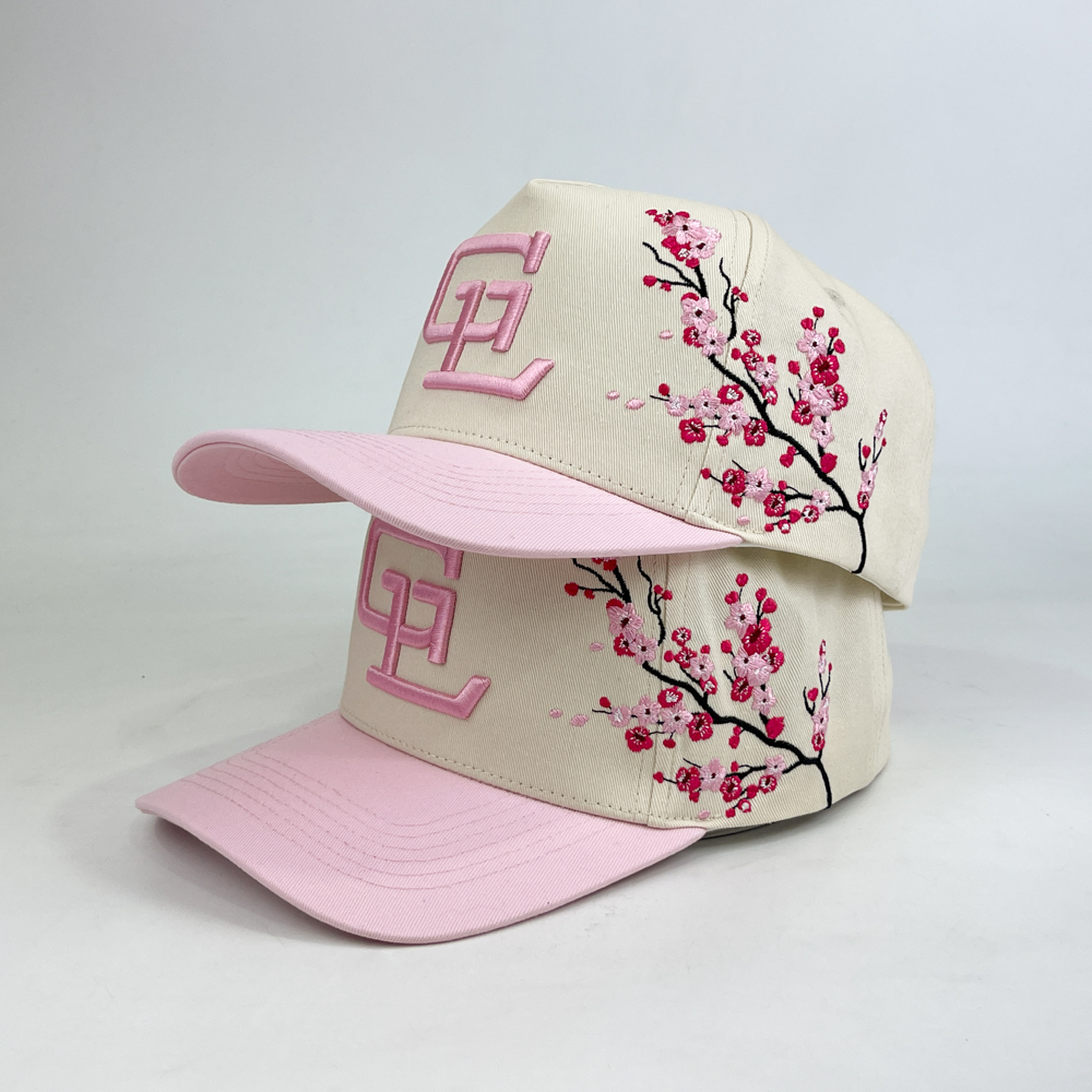 Besticktes Baseballcap mit Buchstaben, 5 Panel