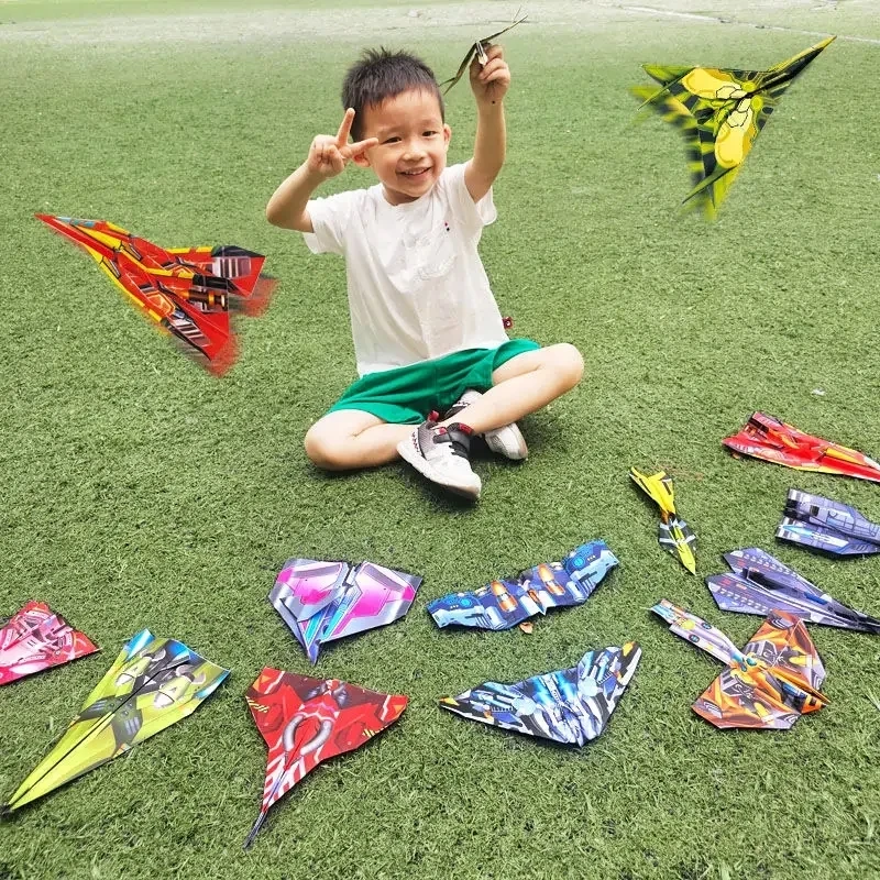 DIY Origami-Papierflugzeug-Set für Kinder 4