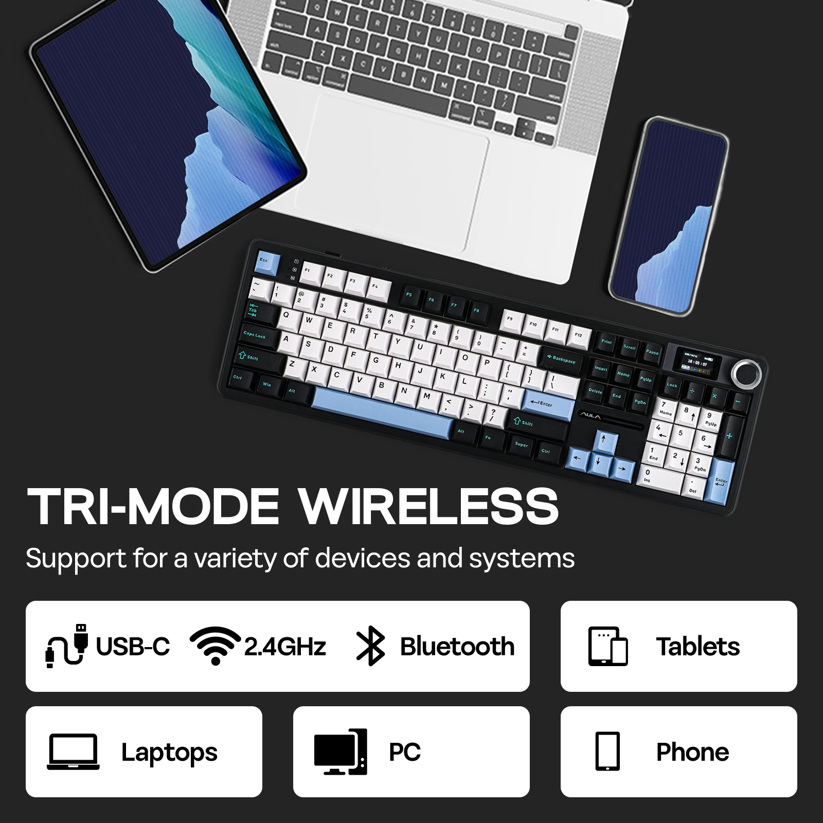Kabellose mechanische Tastatur 4