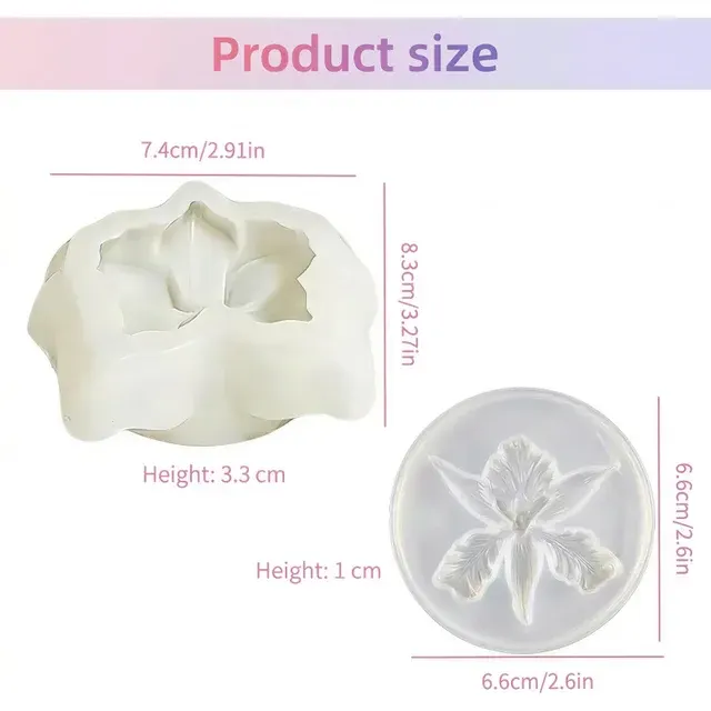 Silikonform Blüten 4