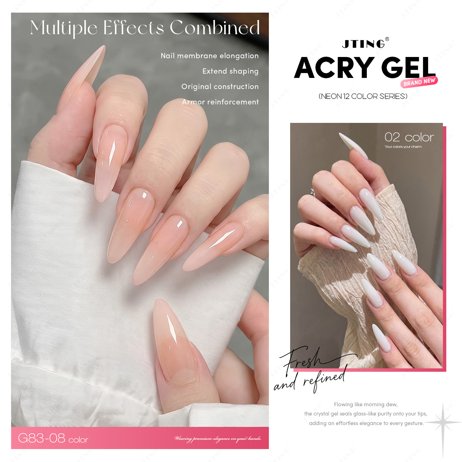 Polygel-Nagelset 3