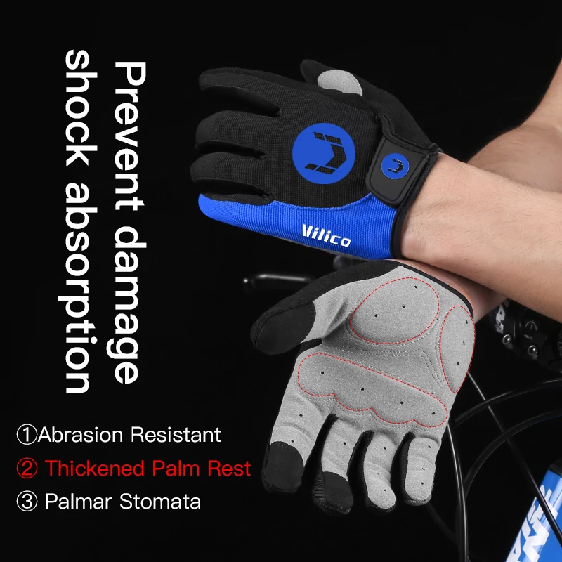 Atmungsaktive rutschfeste MTB-Handschuhe 2