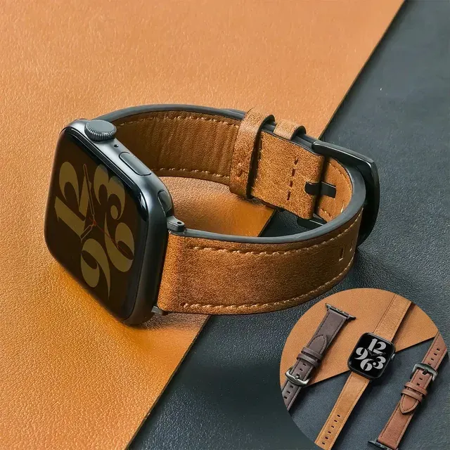 Kalbsleder-Uhrenarmband mit Schnellwechsel 2