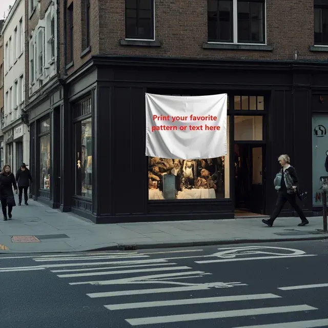 Polyester-Flaggenbanner mit Ösen für Außenbereich 3