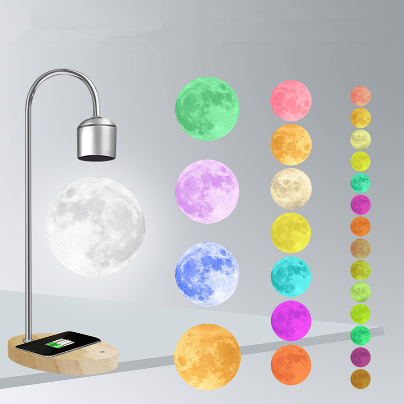 14-cm-Schwebe-Mondlampe mit Magnetlevitation 3